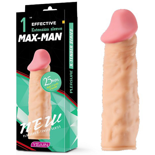 原價190特價133  【全長13.5cm直徑4cm】大男人主義者征服MM終極殺器 仿真加長套【矽膠優/盒裝】YY909﹝加長3.5cm﹞加長加粗套♥✿☆