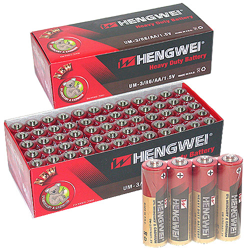 【HENGWEI】4號環保碳鋅電池一盒(60顆入)