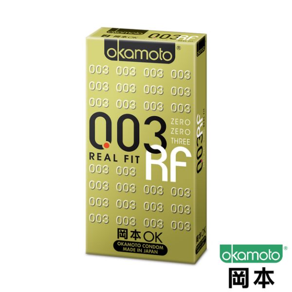 【52mm】OKAMOTO 日本岡本‧003 RF貼身型極薄保險套 10片裝