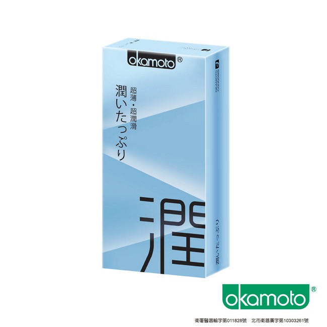 【52mm】OKAMOTO 日本岡本‧City - Ultra Smooth 極潤型保險套 10入裝