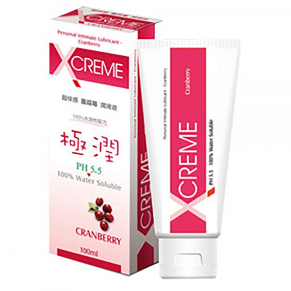 X-CREME 超快感水溶性潤滑液系列 蔓越莓潤潤滑液100ml
