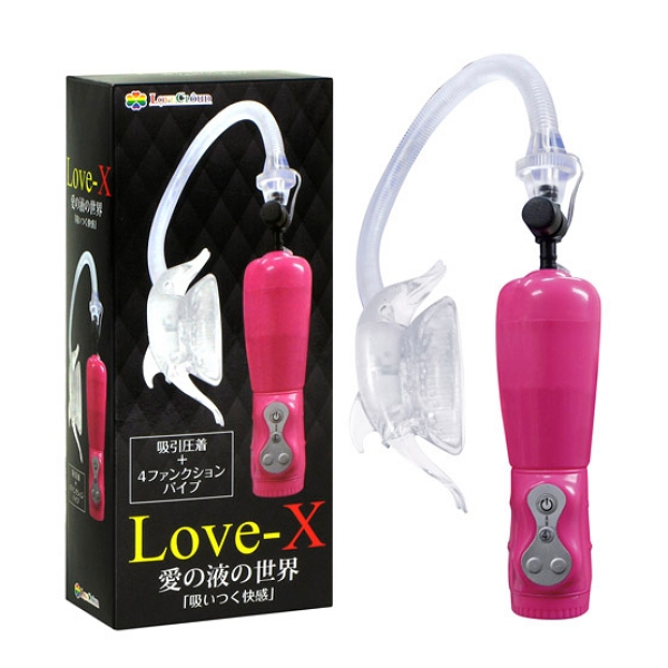 LOVE-X愛の液吸快感4頻震動【電池款】吸允 吸吮★