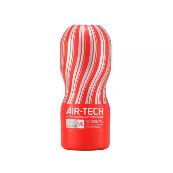 日本TENGA AIR-TECH重複性真空杯自慰杯VC標準款(標準紅-支援VC)男用自慰套飛機杯自慰器手動飛機杯