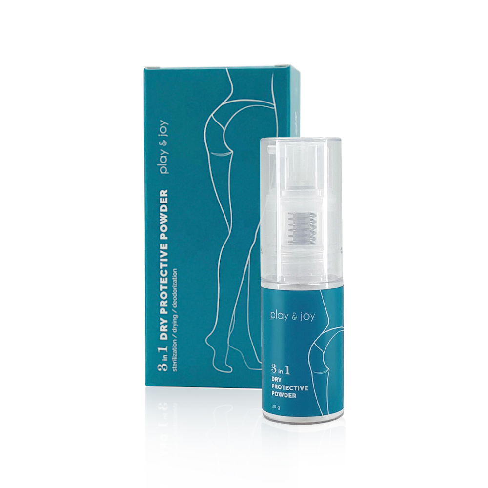 【保養】兩性專家推薦!台灣製造 Play&Joy狂潮‧三合一乾爽防護噴粉30ml(噴噴小藍)