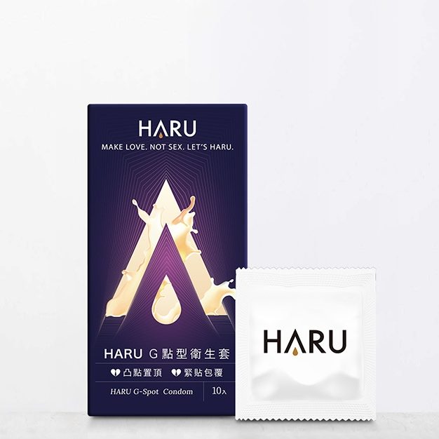 (52mm)【HARU】G-SPOT G點型保險套 10入