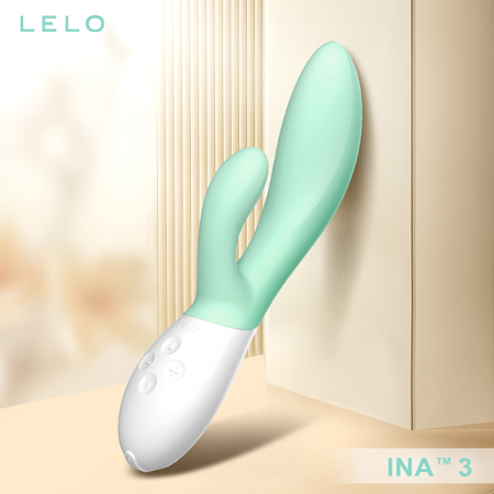 LELO INA 3 多功能雙震動按摩棒 海藻綠★