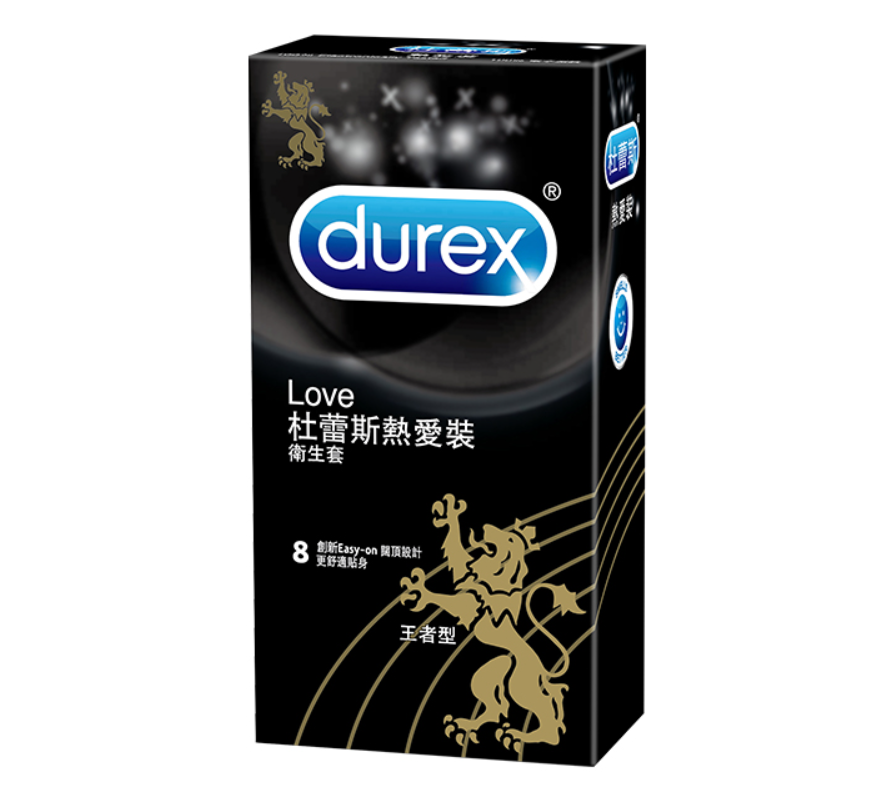 Durex 杜蕾斯熱愛裝王者型衛生套8入【5000元滿額尊榮禮】✔