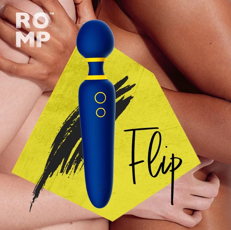 【德國ROMP】 Flip 多功按摩棒▶台灣永準公司貨保固兩年【充電款】AV按摩棒 AV棒