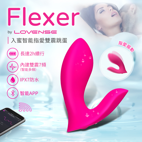 LovenseFlexer｜遠程遙控智能仿指摳動震動器【穿戴+APP遠端遙控+充電】★