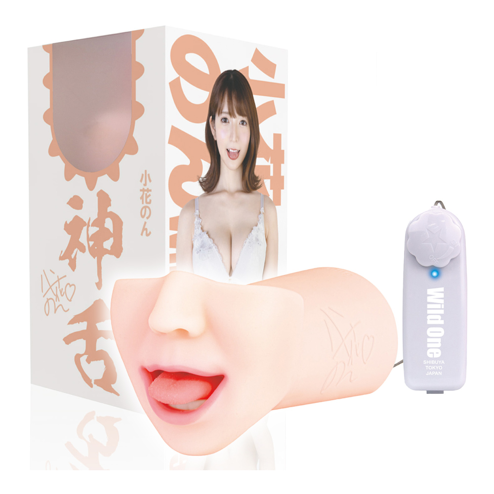 日本Wild One神舌口交系列小花暖電動舌舔男用自慰套(震動+舌舔+電池)★