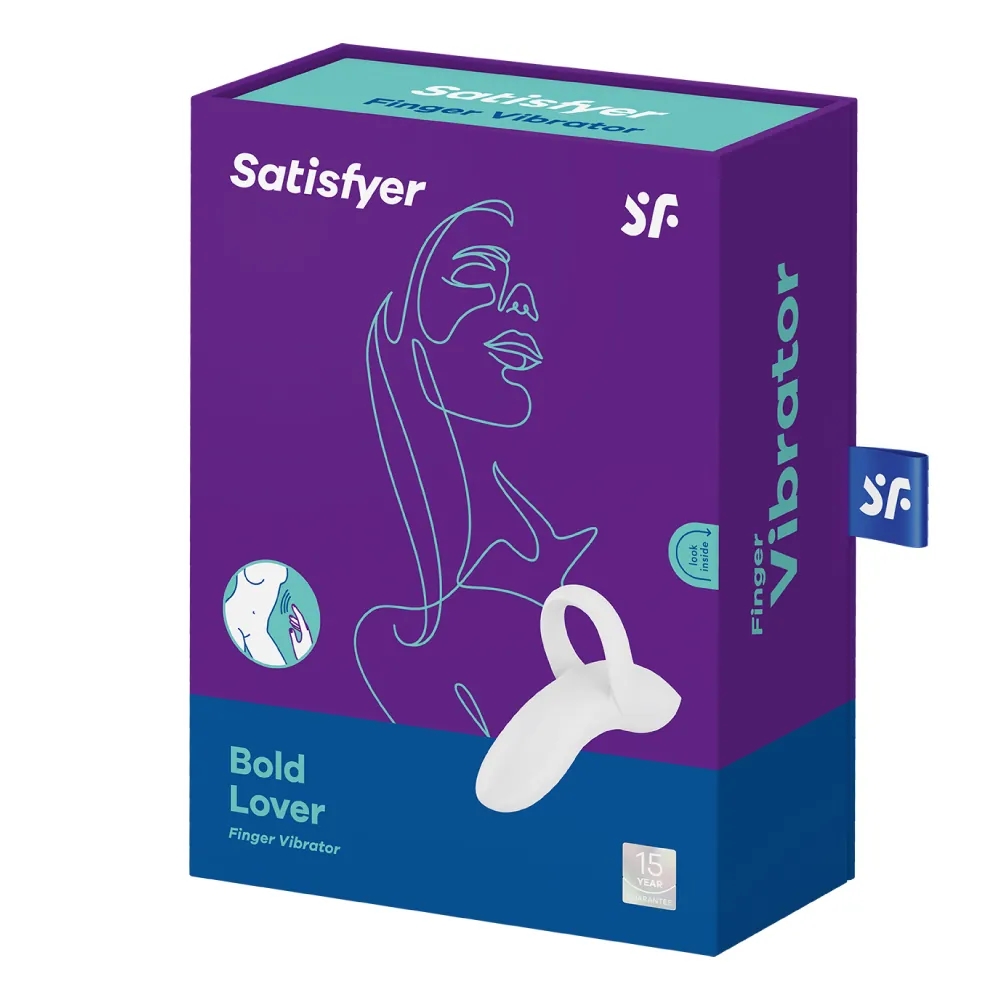 【德國Satisfyer】 Bold Lover 多功能指壓震動器▶台灣永準公司貨【原廠保固15年】 白  12種震動模式【充電款】