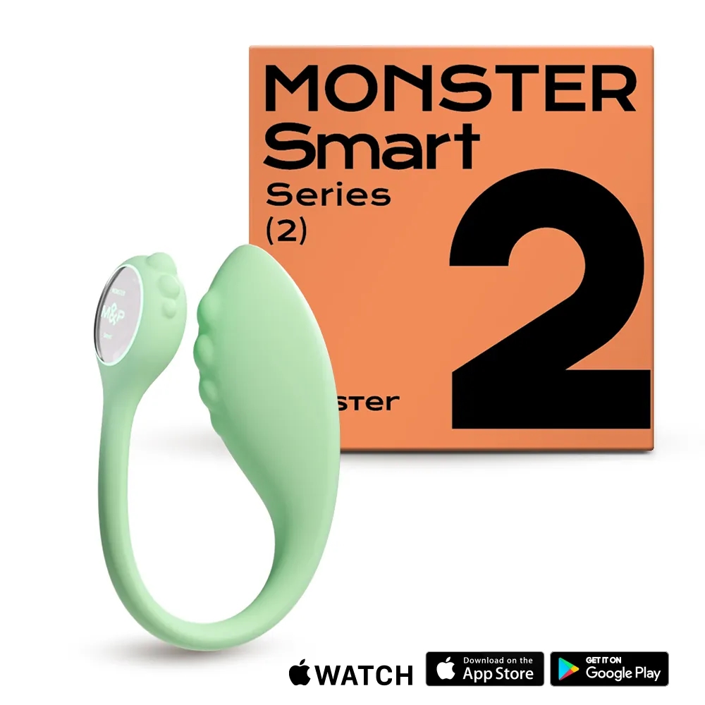 SISTALK 小怪獸 | Monster Smart 小智蛋 哥斯拉大師▶台灣永準公司貨保固兩年(APP藍芽操控+8段震動+加溫+無線跳蛋+穿戴+充電)