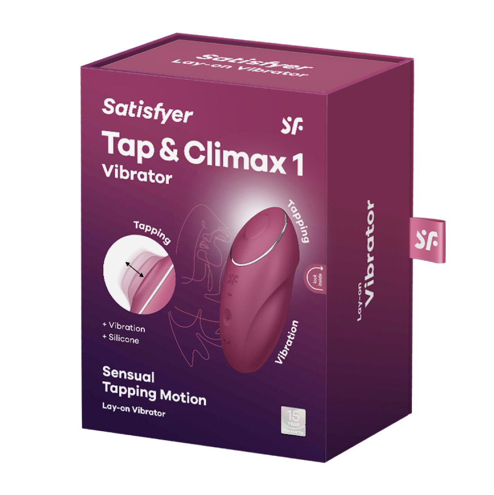 【德國Satisfyer】 Tap & Climax 1 陰蒂拍打 | 震動器 紅【11種拍打+11種震動模式+充電】原廠15年保固★