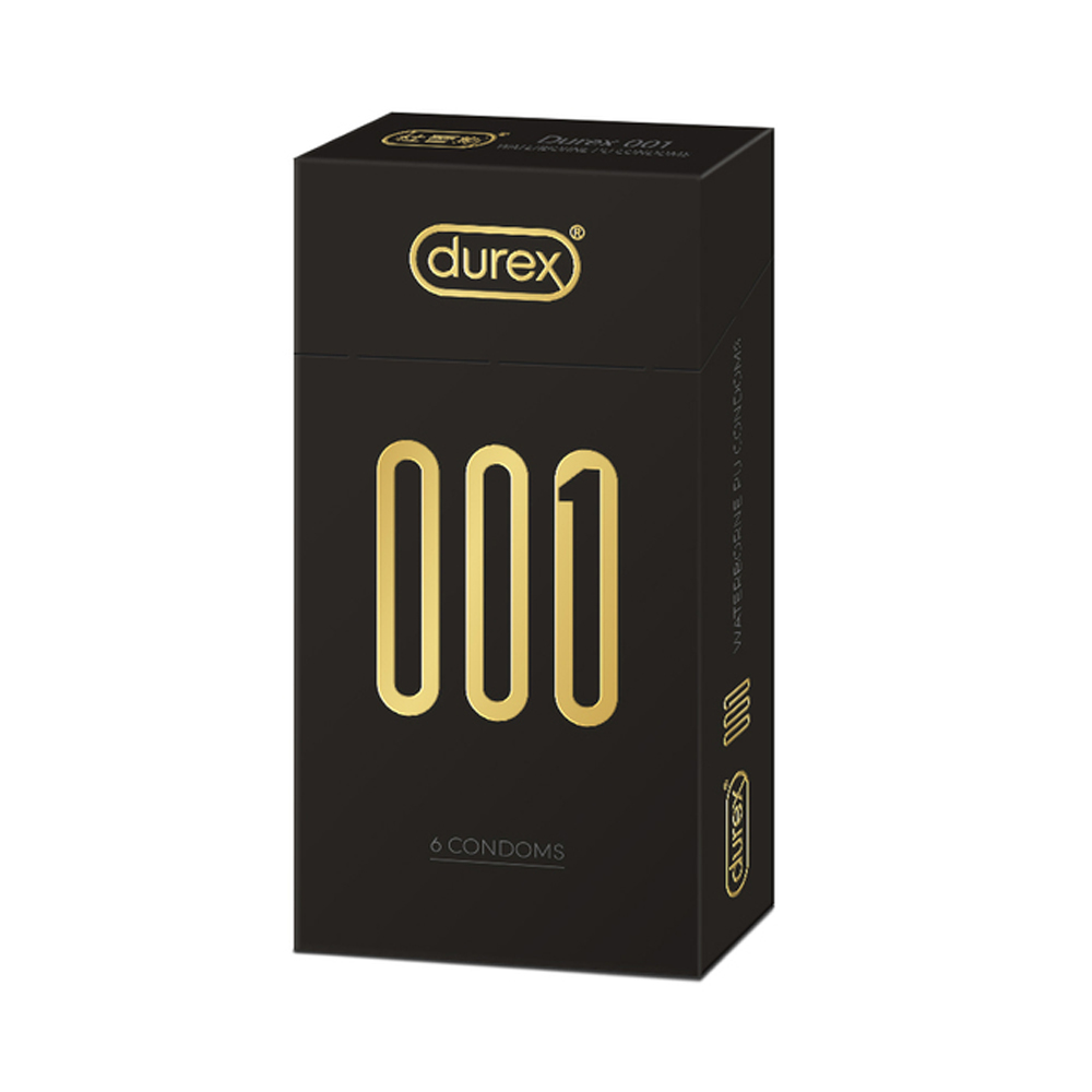 【杜蕾斯Durex】001水性聚氨酯衛生套6入