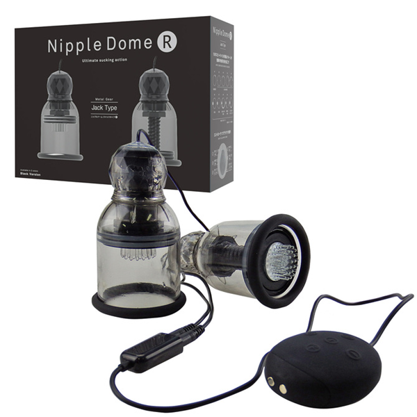 日本SSI JAPAN升級版Nipple Dome Jack R Type女用旋轉乳杯胸部刺激自慰器電動按摩器.乳罩(黑色)充電✦