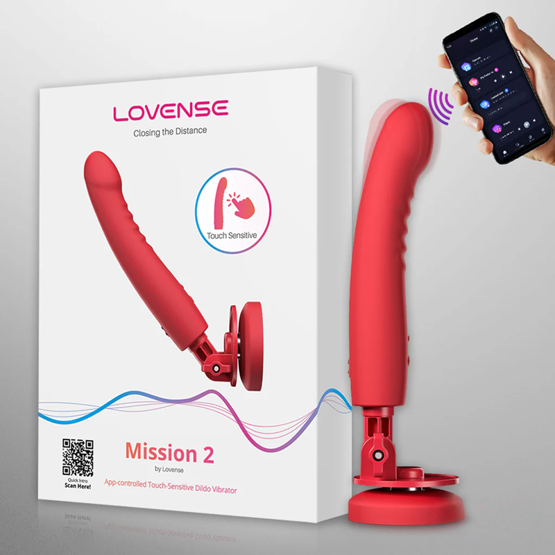Lovense Mission 2 遠程異地遙控 女用砲機自慰器【app遠端遙控+震動+吸盤+充電】...