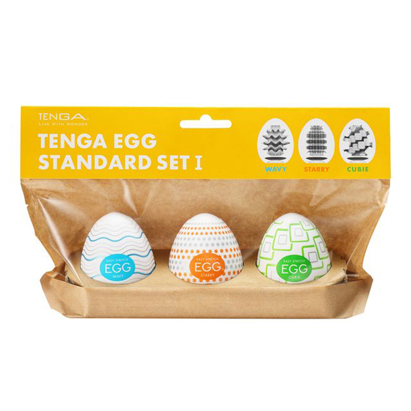 日本TENGA EGG STANDARD彈嫩系列 [3入綜合包 A款]一次性奇趣蛋自慰蛋 自慰器 男...