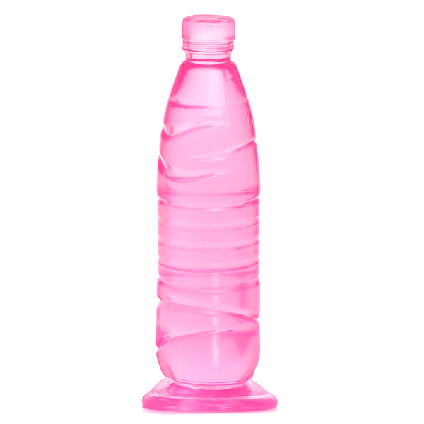 礦泉水 異形高仿真透明男女通用擴肛後庭肛塞(粉)♥