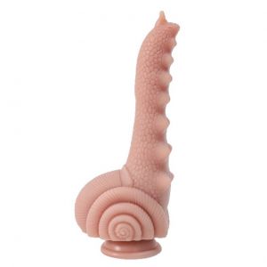 【全長23.5CM直徑4CM】矽膠仿真異形假陽具.假老二-蝸牛款♥