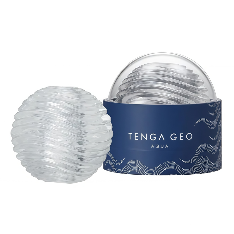 日本TENGA GEO 乘風破浪 探索球 重複使用 飛機杯(AQUA/水紋球)✿