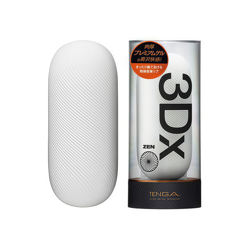 日本TENGA 3DX 極上幾何杯 重複使用 飛機杯(ZEN/禪境)✿