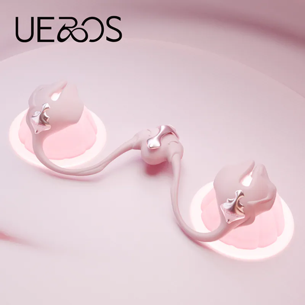 UPKO｜UEROS | 小珊瑚穿戴震動乳夾【6頻震動+遙控+USB磁吸充電】▶台灣永準公司貨保固兩...