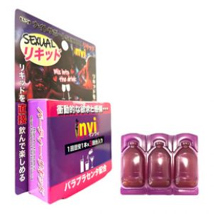 日本原裝進口【夜間支援 invi】植物風味液－3ml×3入✦